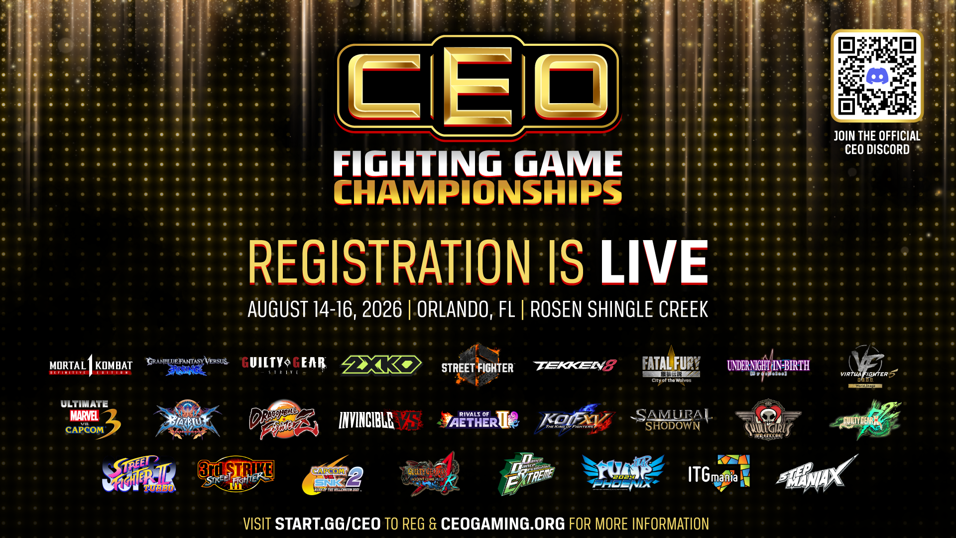 CEO Returns to Orlando, Florida on August 14-16